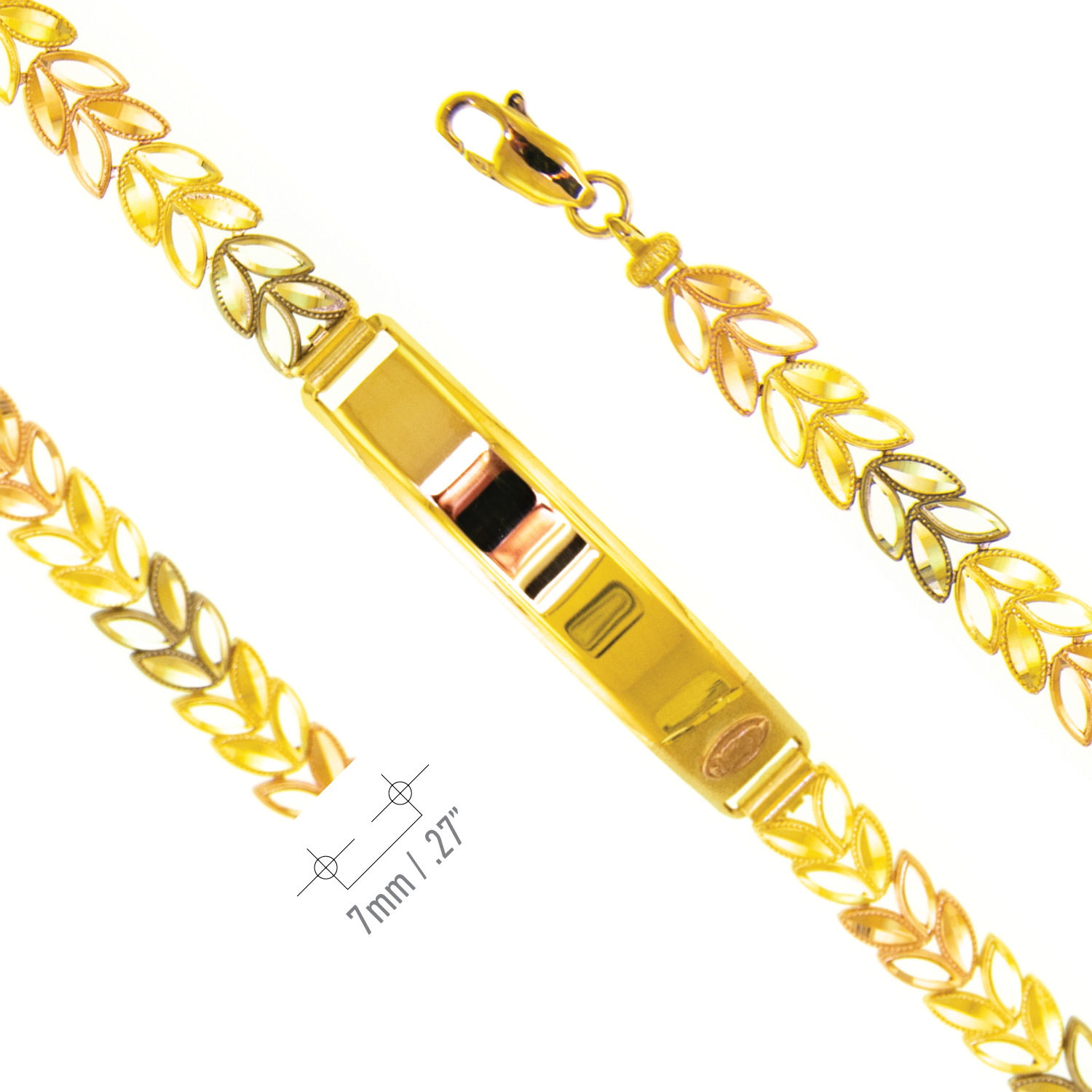 Buy Premium Quality Designer Fancy Rose Gold Diamond Bracelet Online From  Wholesale Salwar.