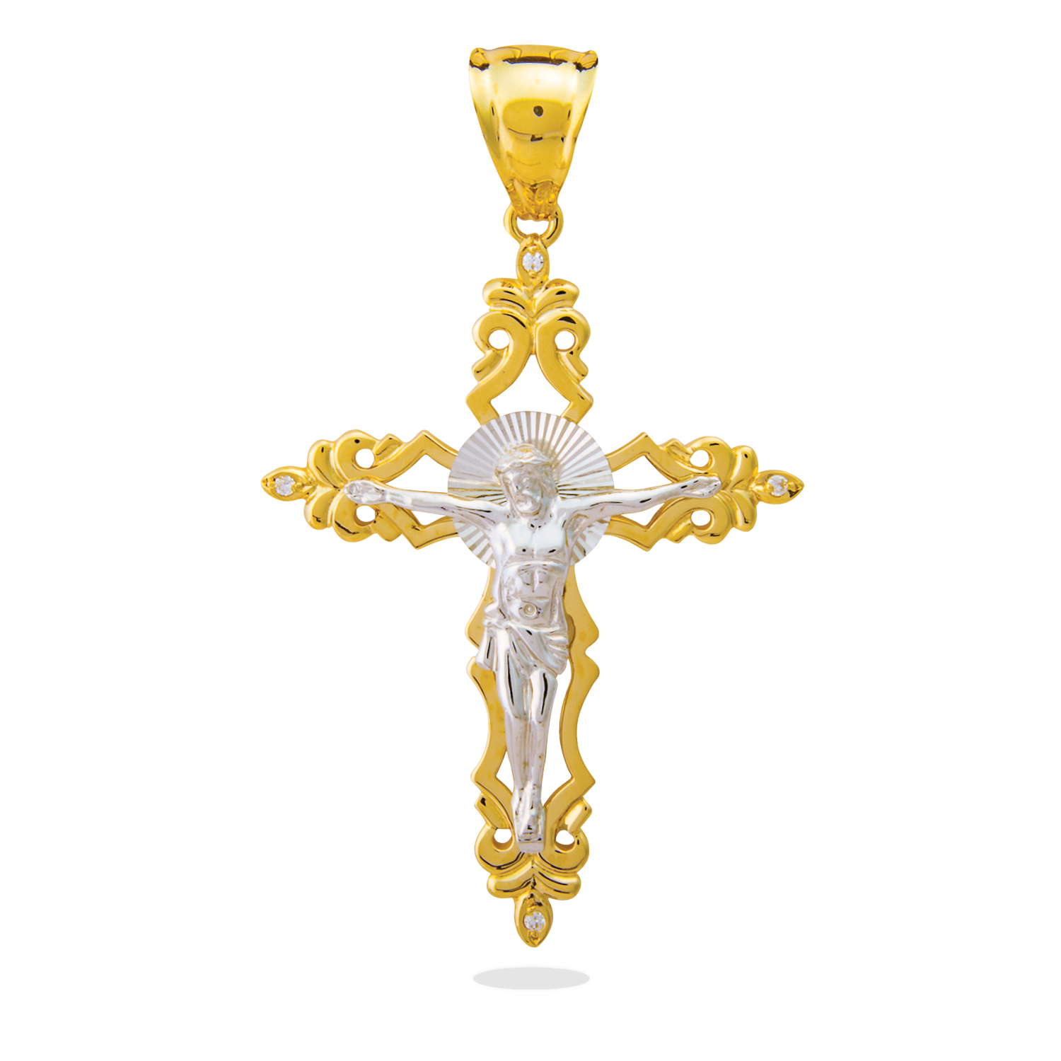 14k crucifix